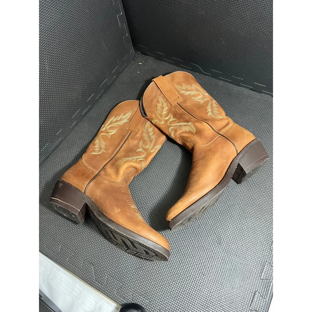 Masterson Boot Company Men's‎ Cowboy Leather Western Boots Rodeo Work Shoes Sz 9
